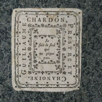 CHARDON (Olivier Jacques). History of the...