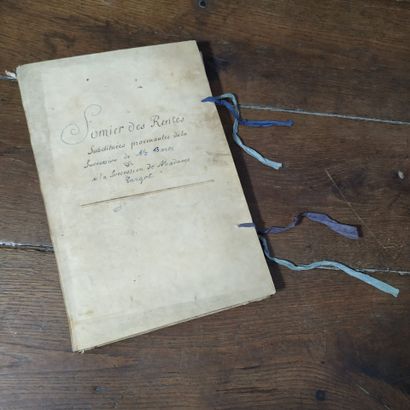 [Manuscript]. [Bourgogne]. SOMIER DES RENTES...