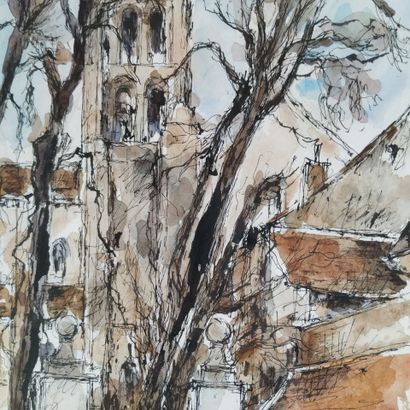 Raymond LEMARCHAND (1922-2017)
Bell tower...