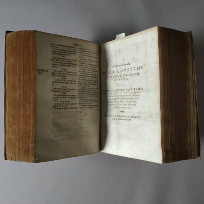 [Coutume. Bourgogne. 1632]. BOUVOT (J.);...