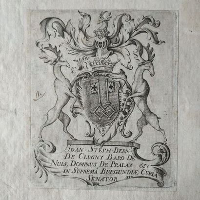 [CLUGNY (Etienne de)]. Genealogie de la famille...