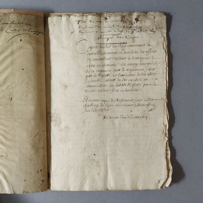 [Manuscript]. [Mégisserie. Bourgogne]. Copy...