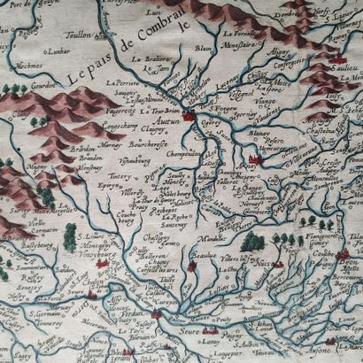 [Map of Burgundy]. BOUGUEREAU (Maurice),...
