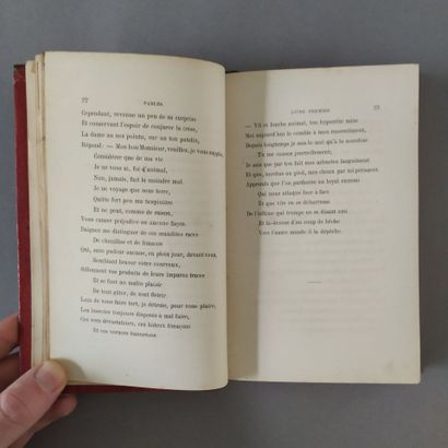 CHEVALLIER (Pierre). Fables. Paris, Dentu,...
