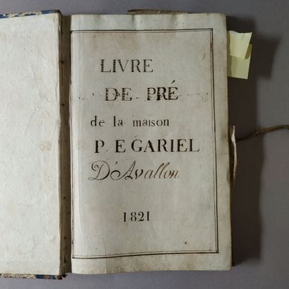 [Manuscript]. [Viticulture. Bourgogne]. LIVRE...