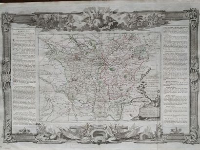 [Geographical map. Burgundy]. BRION DE LA...