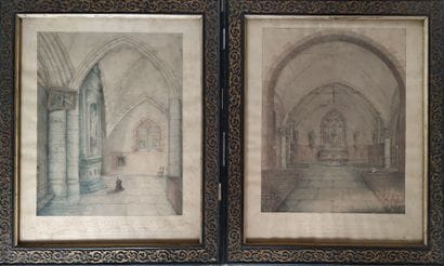 Abbé GUIGNOT, 1891
Interior views of the...
