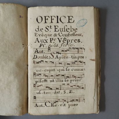 [Manuscript]. [Office. Latin. 18th c.]. OFFICE...