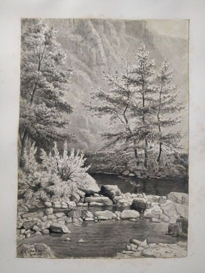 [Drawing. Burgundy]. RAYNAUD (E.). Album...