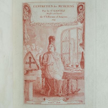 GANTEZ (Annibal). L'Entretien des musiciens,...