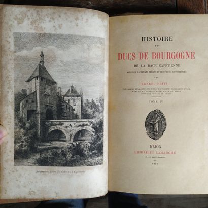 PETIT (Ernest). Histoire des ducs de Bourgogne...