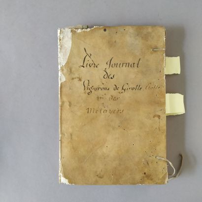 [Manuscript]. [Viticulture. Bourgogne]. LIVRE...