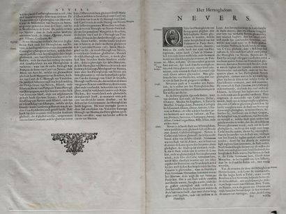 [Map of Burgundy]. BLAEU (W. and J.), ed....