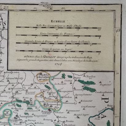 [Geographical map. Burgundy]. JAILLOT (Alexis-Hubert)....