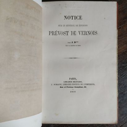 [Militaria]. NOTICE on Major General Prévost...