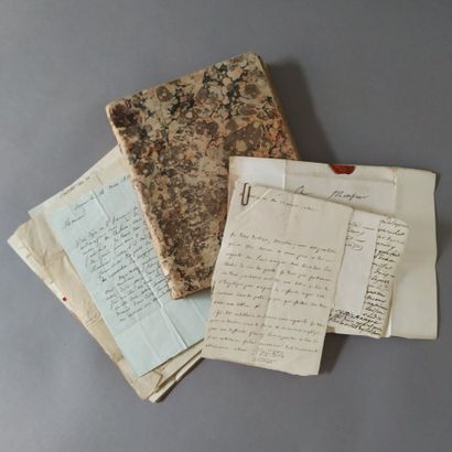 [Manuscript]. ANSTRUDE (Charles d'). Proverbes,...