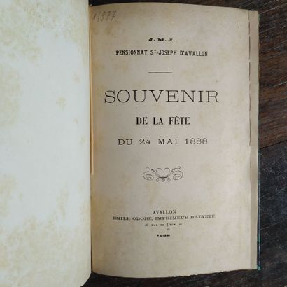 [Avallon]. Factitious collection of 12 studies...