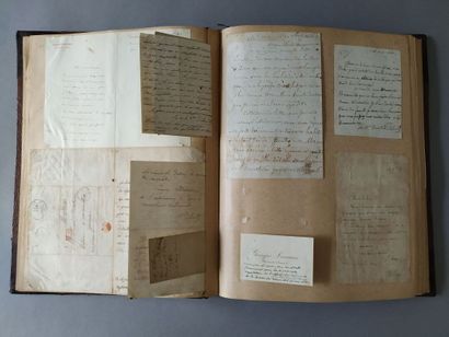 [Autographs]. [Burgundy]. Collection compiled...