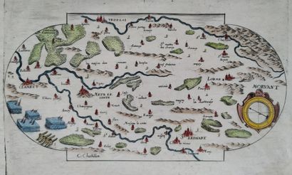 [Map of Burgundy.] CHASTILLON (Claude de)....