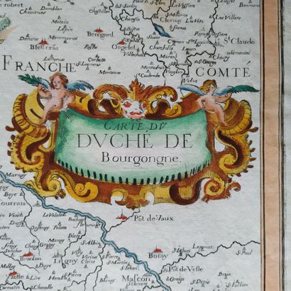 [Geographical map. Burgundy]. [BERTIUS (Pierre);...