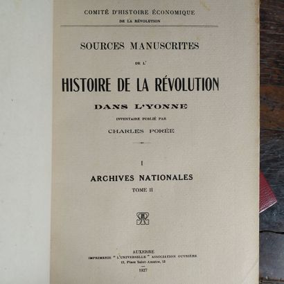 MONCEAUX (Henri). Documents on the French...