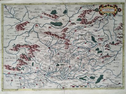 [Map of Burgundy]. BOUGUEREAU (Maurice),...