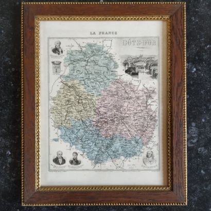 LECOCQ, BARBIER and WALTNER, map of the Côte...