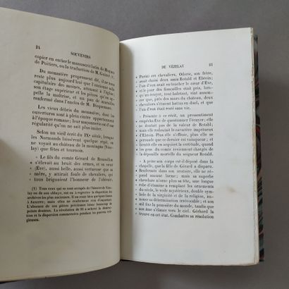 HÉLIE (Auguste). Souvenirs of Vézelay. Avallon,...