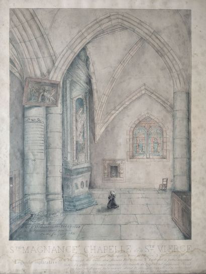 Abbé GUIGNOT, 1891
Interior views of the...