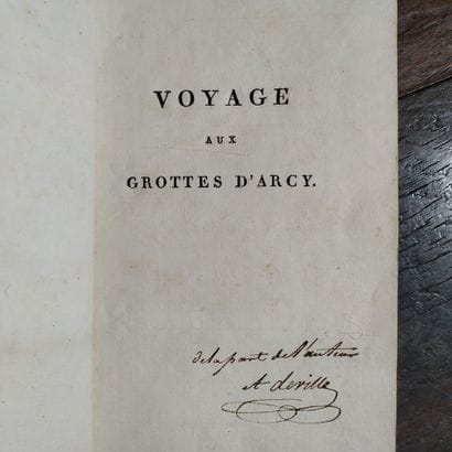 DEVILLE (Albéric). Voyage aux grottes d'Arcy,...