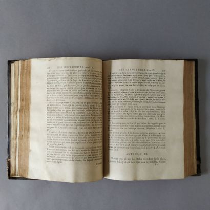 [Coutume. Auxerre. 1694]. BILLON (Edme),...
