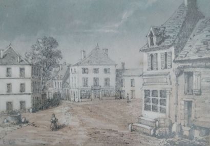 19th century FRENCH SCHOOL 
Views of Millery...