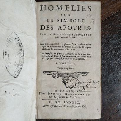 [Binding with coat of arms]. BOCQUILLOT (Lazare-André)....