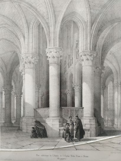 After VIOLLET-LE-DUC and others
La collégiale...