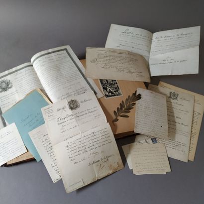 [Autographs]. [Burgundy]. Collection compiled...