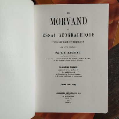 BAUDIAU (Jacques-François). Le Morvand ou...