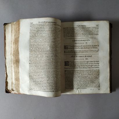[Coutume. Bourgogne. 1655]. [CHEVANNES (J....