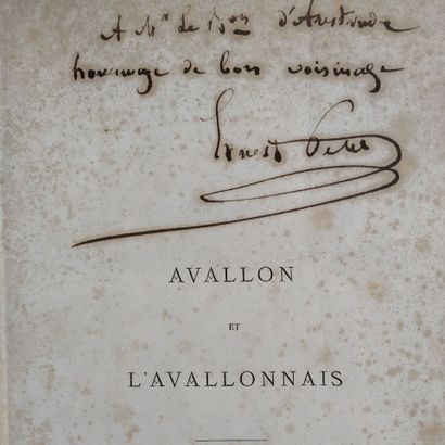 PETIT (Ernest). Avallon and the Avallonnais....