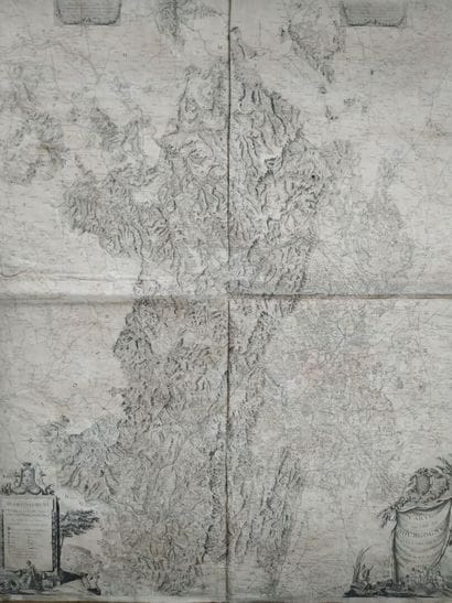 [Map of Burgundy.] GAUTHEY (Emiland Marie),...