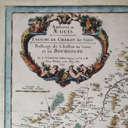 [Map of Burgundy]. SANSON (Nicolas). Ambatri...