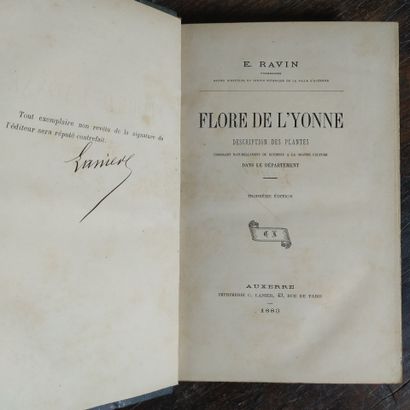 RAVIN (E.). Flore de l'Yonne. Description...