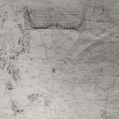 [Map of Burgundy.] GAUTHEY (Emiland Marie),...