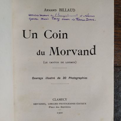 BILLAUD (Armand). A corner of Morvand (the...