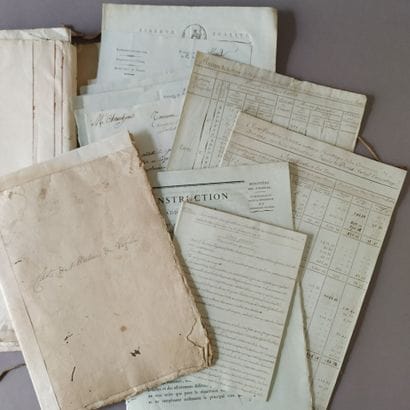[Manuscript]. [Vézelay]. Liasse containing...