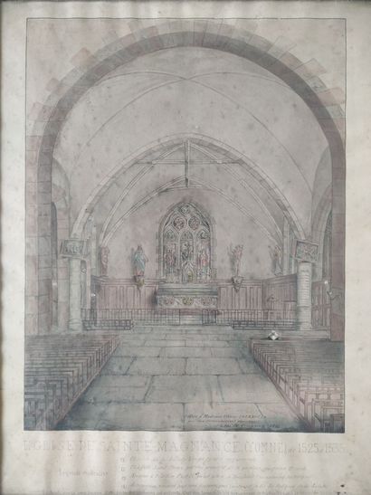 Abbé GUIGNOT, 1891
Interior views of the...