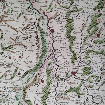 [Map of Burgundy]. BLAEU (W. and J.), ed....