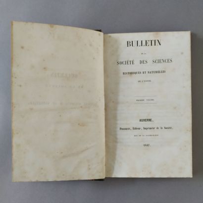 [Yonne]. BULLETIN DE LA SOCIÉTÉ DES SCIENCES...