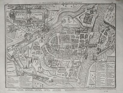 [Chalon-sur-Saône map]. RANCUREL (Raymond)....