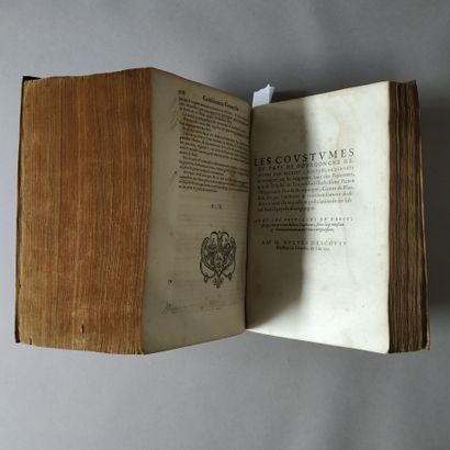 [Coutume. Bourgogne. 1632]. BOUVOT (J.);...
