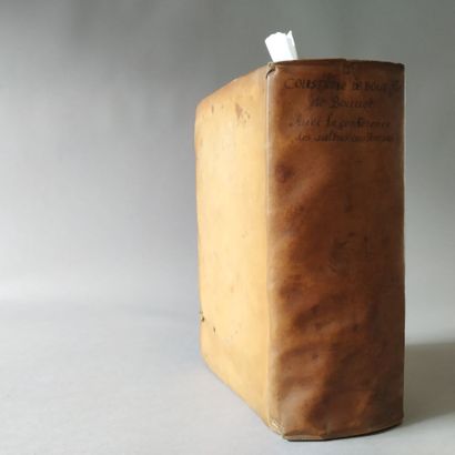 [Coutume. Bourgogne. 1632]. BOUVOT (J.);...